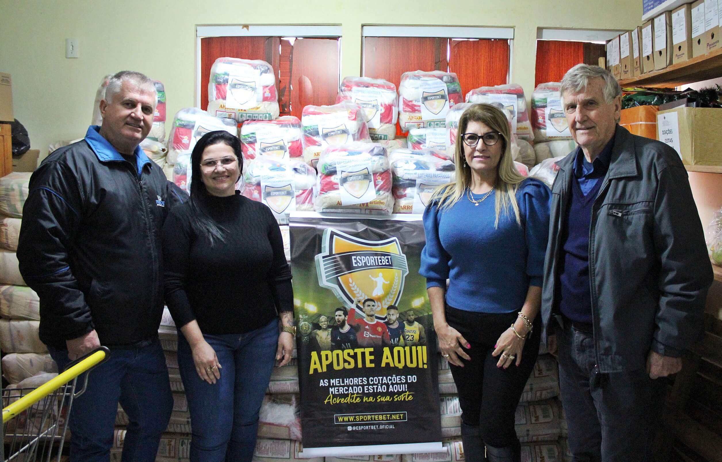 SEMASC recebe a doação de 195 cestas básicas